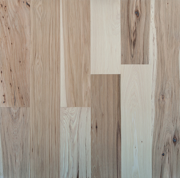 3" Unfinished Engineered Hickory Flooring