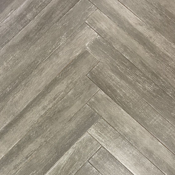 Mannington Carriage Oak Herringbone Iron 1/2" x 3" x 22"