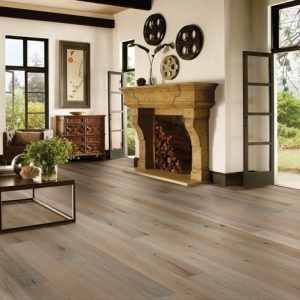 Installed view of Decadent Tan TimberBrushed Platinum