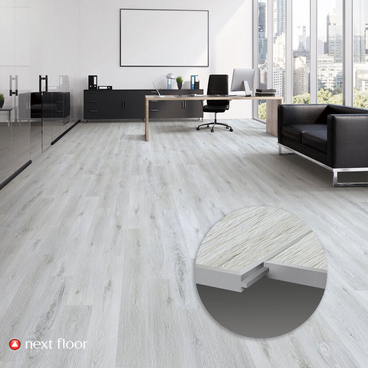 Next Floor Center Point Commercial Glue Down LVP NF464016 Oyster Oak - NF464016