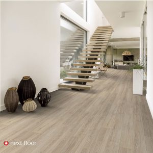 Silver Oak luxury vinyl plank installed - NF450543