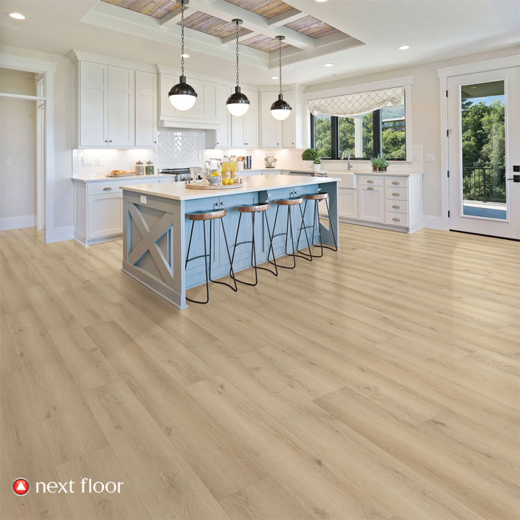Toasted Almond Oak installed