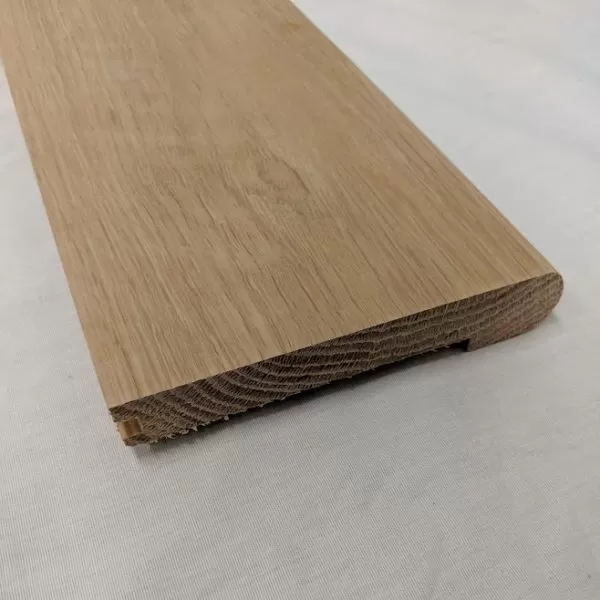 Unfinished White Oak Stair Nosing - 3/4" x 5 1/2"